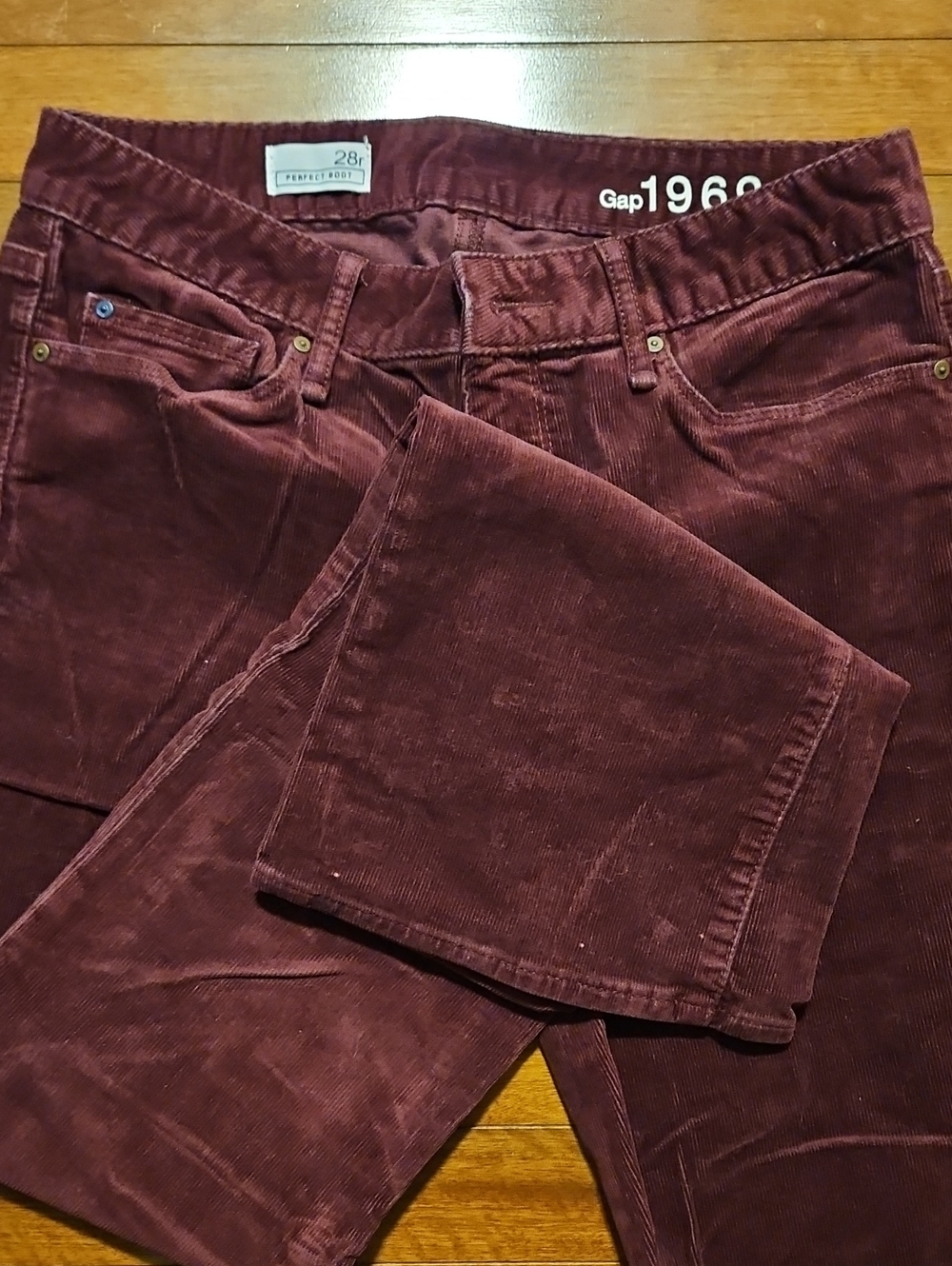Gap 1969 Perfect Boot Cordouroy Pants